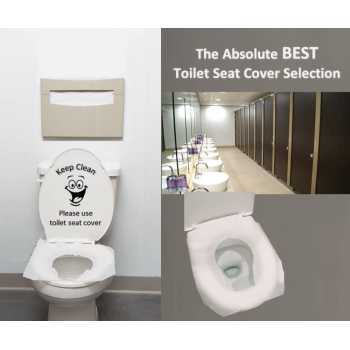 Gambar produk Goodern Cover Dudukan Toilet Disposable Flushable Paper Seat Cover 250 Lembar - INU155
