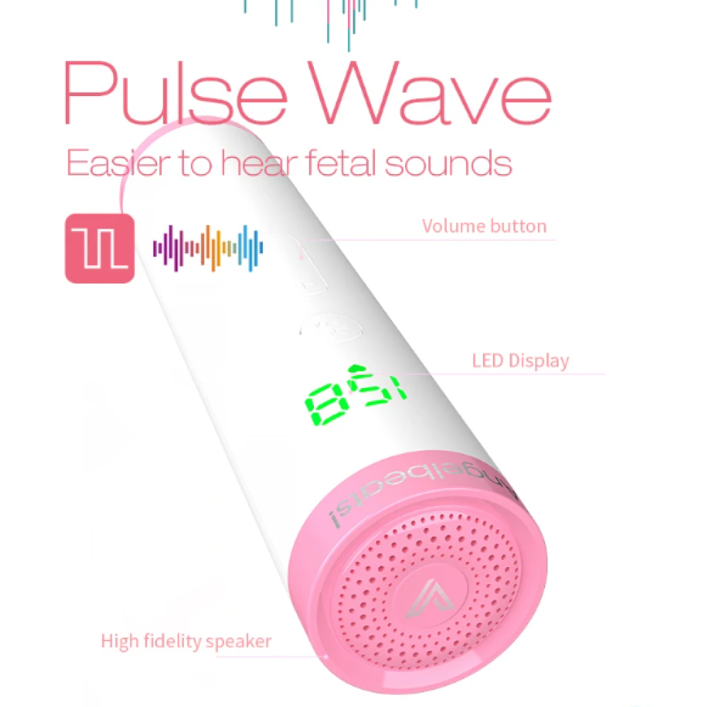 Gambar produk Angelbeats Alat Deteksi Jantung Janin Fetal Doppler Heart Rate Monitor - I200
