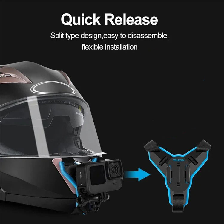 Gambar produk TELESIN Motorcycle Helmet Chin Mount for GoPro - GP-HBM-MT6