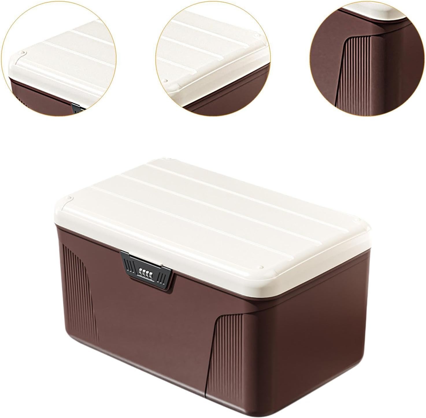 Gambar produk TEDEY Kotak Brankas Safety Box Portable Password L - 8875