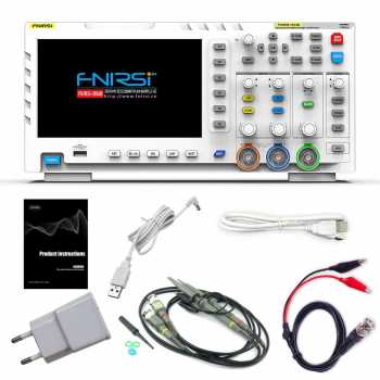 Gambar produk FNIRSI Digital Oscilloscope 2in1 Dual Channel 100MHz 1GSa/s 7 Inch - 1014D
