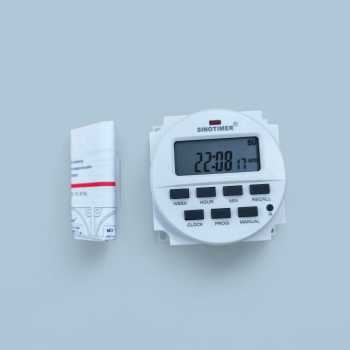 Gambar produk SINOTIMER Programmable Digital Timer Switch Relay 16 Program 220V/16A - TM618N-2
