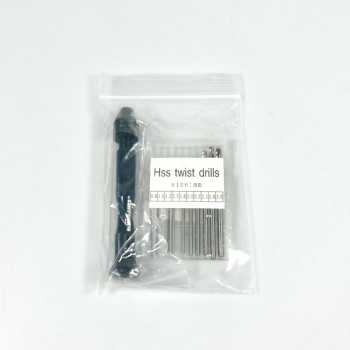 Gambar produk Taffware Bor Tangan Manual HSS Twist Drills dengan 10 Mata Bor - 3003