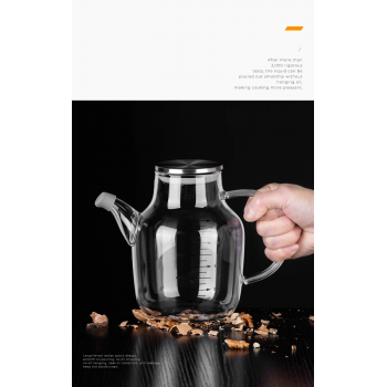 Gambar produk FMA Botol Minyak Borosilicate Glass Oil Pot Leakproof Heat-Resistant 900ml - FM-2PL