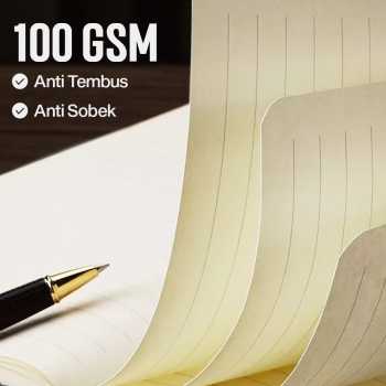 Gambar produk Toddi Buku Jurnal Leather Determination A5 200 Halaman Grid with Lock - TDD3