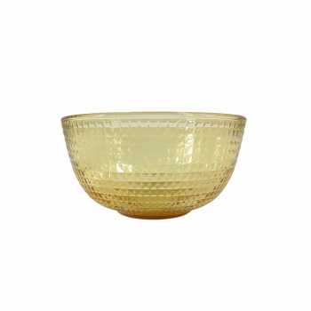 Gambar produk QIDIAN Mangkok Kaca Borosilicate Glass Thousand Star Salad Bowl 490ml - Q490