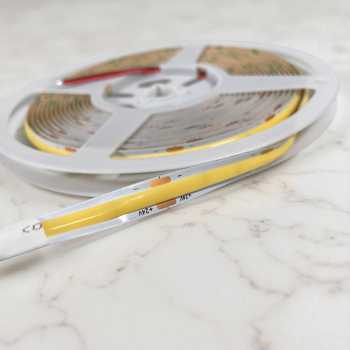 Gambar produk XNBADA Lampu COB LED Strip Fleksibel 320 LED 24V 10W 5M Warm White - XNB320