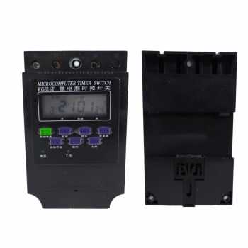 Gambar produk CHINT Microcomputer Digital Timer Switch Relay 16 Program 220V/30A - KG316T