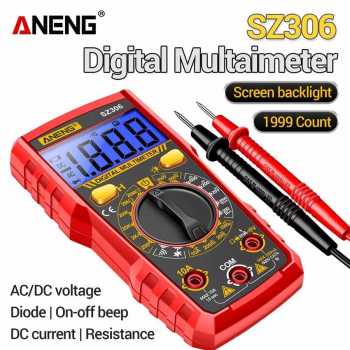 Gambar produk ANENG Digital Multimeter Voltage Tester LCD Backlit Screen - SZ306