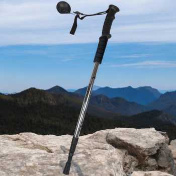 TaffSPORT Tongkat Hiking Telescopic Trekking Pole Aluminum Alloy 135cm - X-11