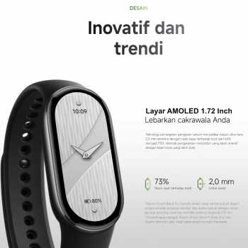Gambar produk Xiaomi Smart Band 10 1.72 Inch AMOLED Display 233mAh