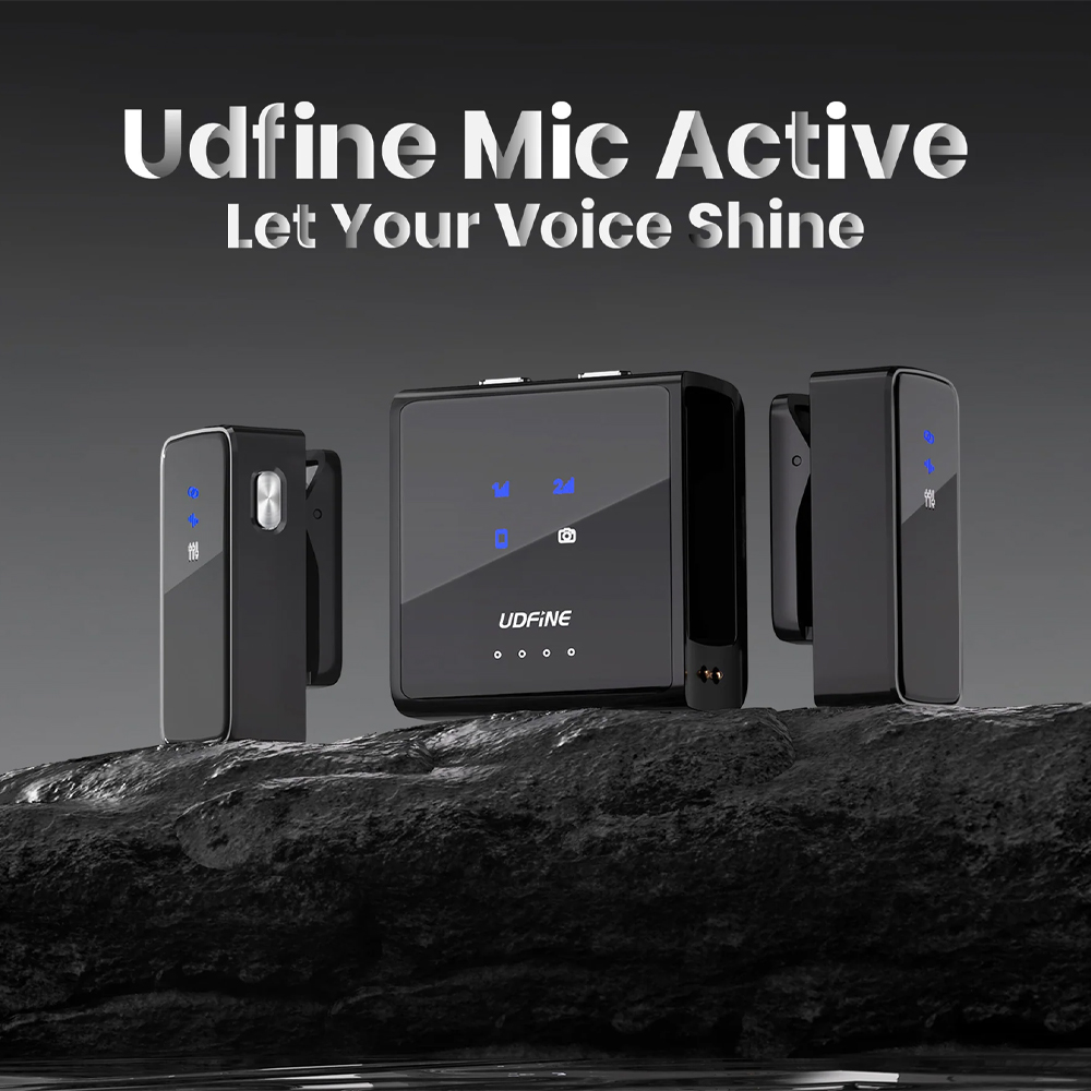 Gambar produk Udfine Mikrofon Wireless Lavalier Microphone Type C Lightning 2.4Hz - Mic Active