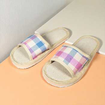 Gambar produk Suihyung Sandal Selop Linen Comfy Indoor Slipper 37-38 - YT3622