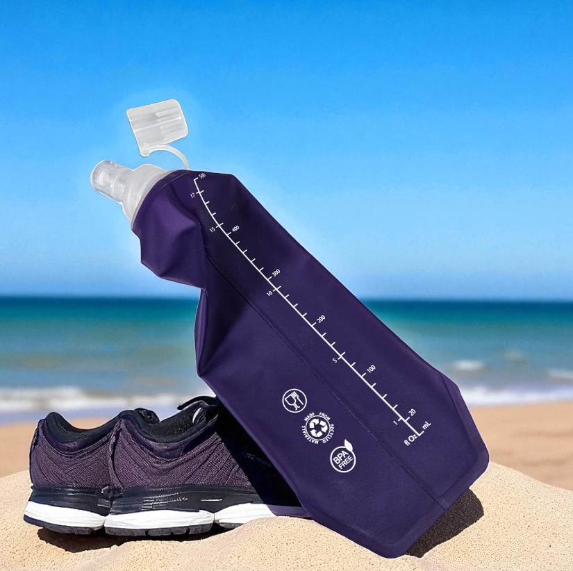 Gambar produk TaffSPORT Botol Minum Soft Flask Foldable Sport Water TPU 500ml - TFSF-50