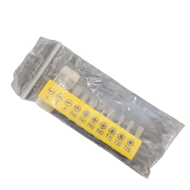 Gambar produk ZJCOSTOL Set Kepala Mata Obeng Screwdriver Bit 10 PCS - ZC005