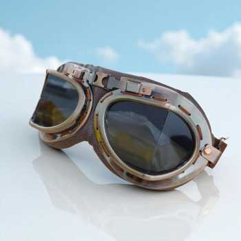 Gambar produk MOORE Kacamata Motor Motorcycle Safety Goggles Foldable Vintage - M10