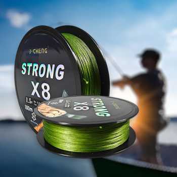 J-Cheng Senar Tali Pancing 8 Braided PE Fishing Line 100M - JC4188