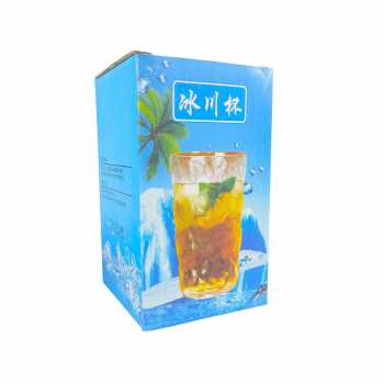 Gambar produk KDK Gelas Kaca Glacier Hammer Patterned Cup Japanese Tall - K-32