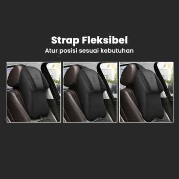 Gambar produk DACR Bantal Leher Mobil Ergonomis Memory Foam Car Headrest Pillow - M4D
