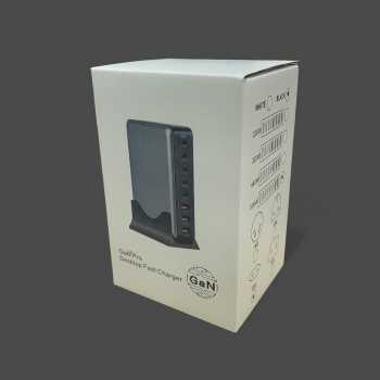 Gambar produk ILEPO Charger USB Docking Station 8 Multi Port Type C PD QC GaN3 500W - YFY-IQ47