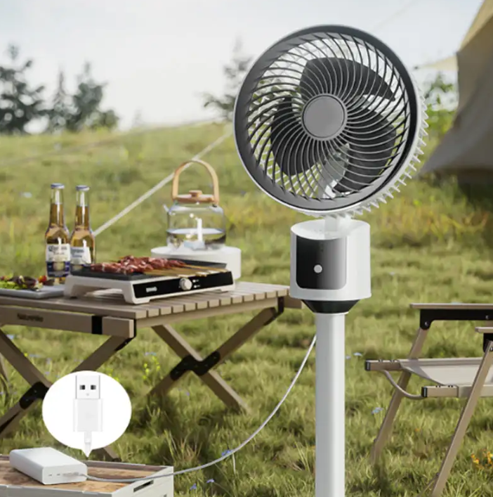Gambar produk ALIONG Kipas Angin Lantai Floor Fan Multi Angle Swing USB Powered - AL3