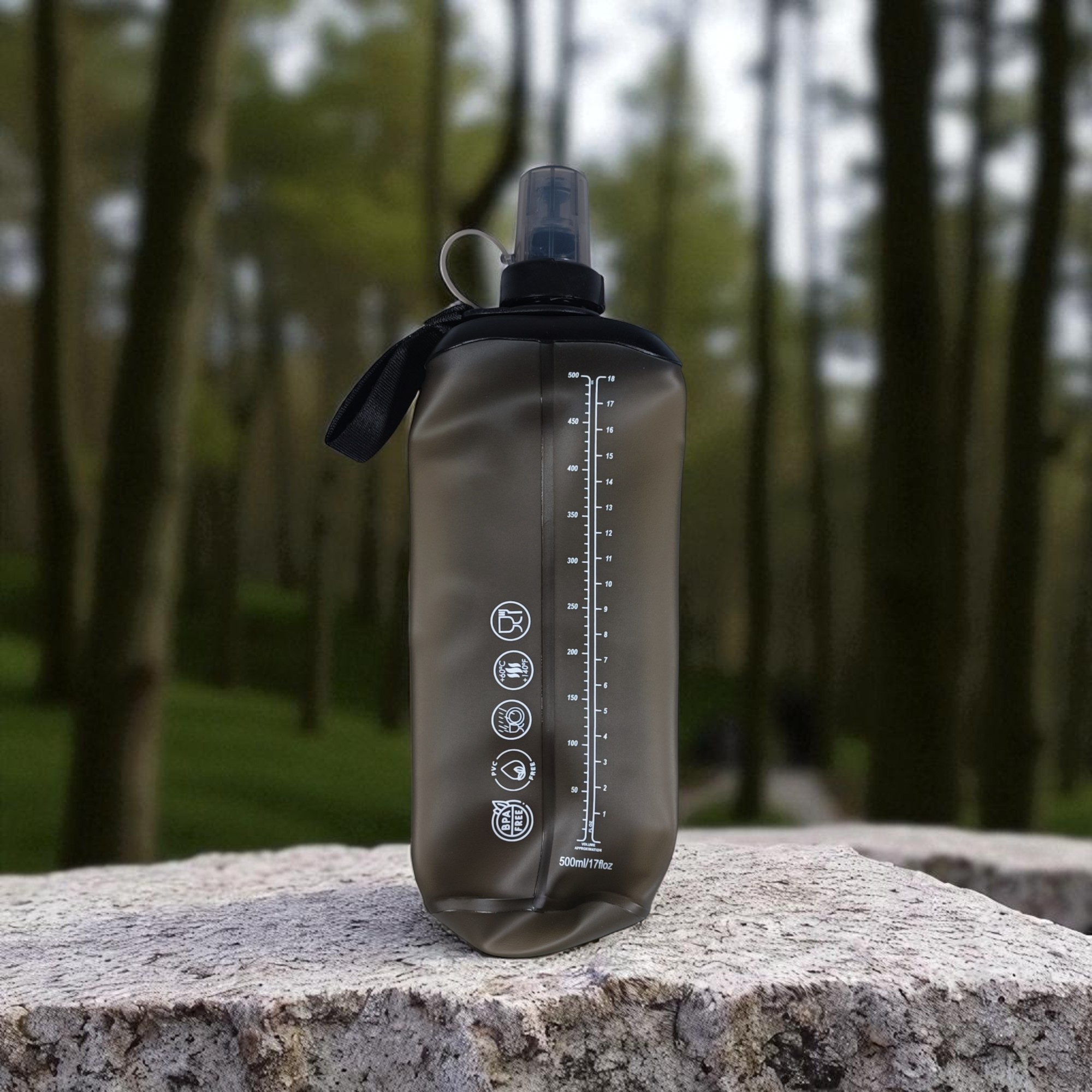 Gambar produk TaffSPORT Botol Minum Soft Flask Foldable Sport Water 500ml - TFG-50