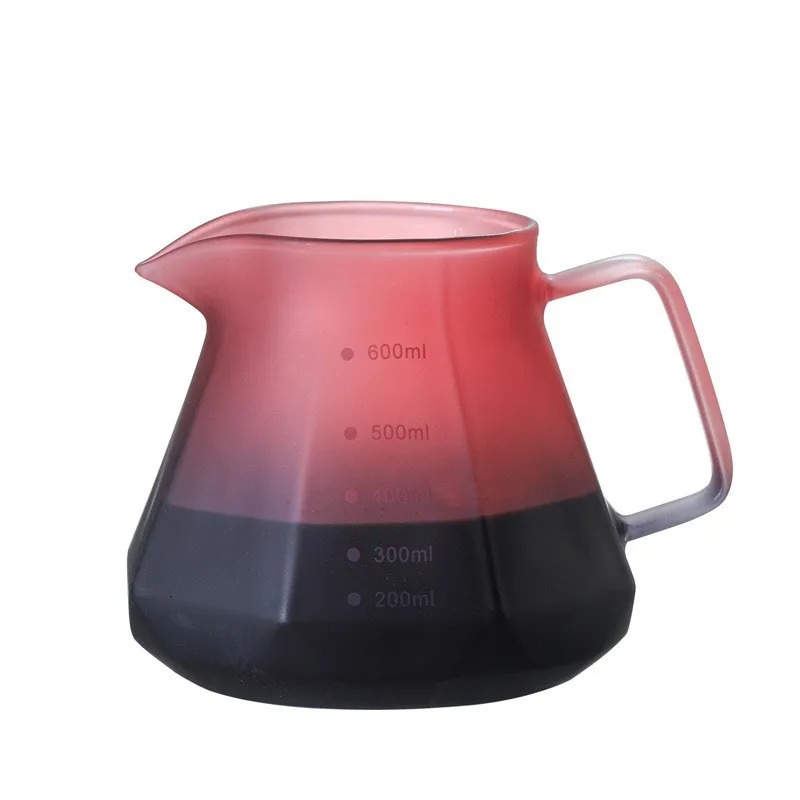 Gambar produk LCS Teko Kopi Coffee Server V60 Drip Pour Kaca Borosilikat 600ml - LCS38