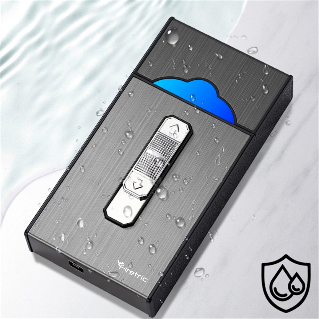 Gambar produk Firetric Kotak Rokok Korek Elektrik Cigarette Lighter 20 Slot - A-15