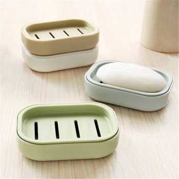 Gambar produk Bio Tempat Sabun Mandi 2 Lapis Container Soap Drain Box - BIZ002