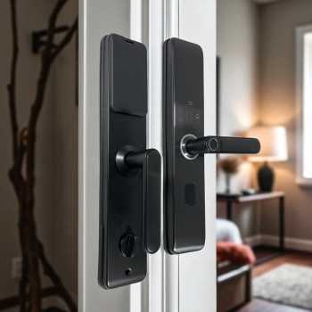 YONGLISHUN Smart Door Lock Fingerprint Password Card Cryptography - MJ3