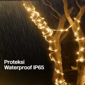 Gambar produk ANBLUB Lampu Hias String Lights Solar Power Waterproof 100 LED 12M - LISM-10