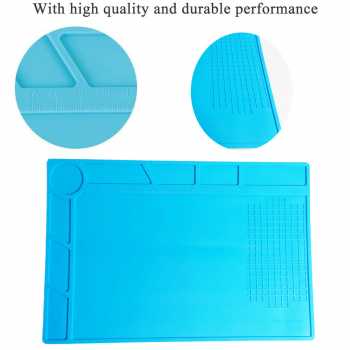 Gambar produk LUXIANZI Heat Insulation Working Mat Alas Matras Kerja 340x230mm - S-120B
