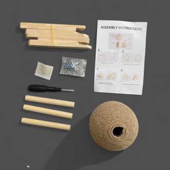 Gambar produk PETRAVEL Bola Garukan Cakaran Kucing Cat Scratcher Toy - PR935