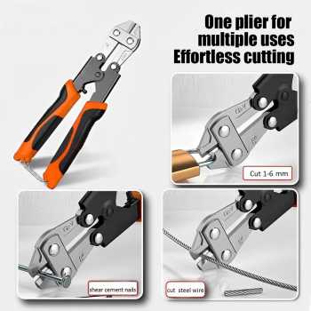 SIKE Bolt Cutter Tang Pemotong Kawat Besi Baja CR-V 8 Inch - SK8