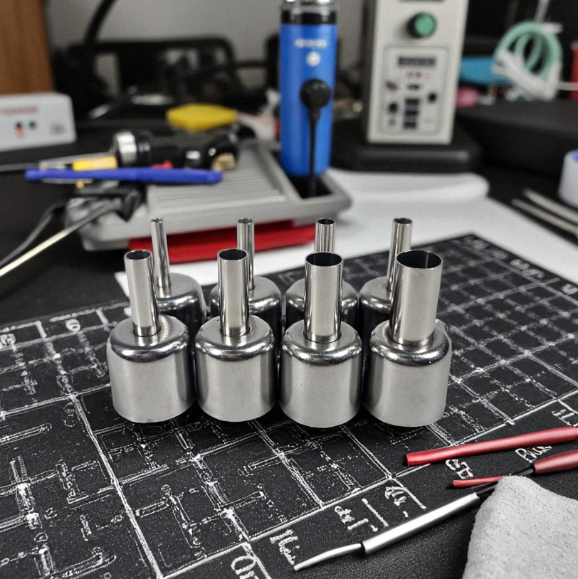Gambar produk BAFFII Nozzle Heat Gun Corong Hot Blower Stainless Steel 8 PCS - BA8