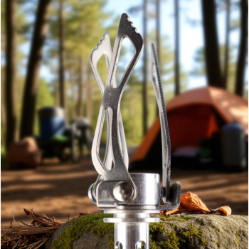 Gambar produk HEWOLF Kompor Gas Portable Mini Lipat Outdoor Ultralight Camping Stove - G45