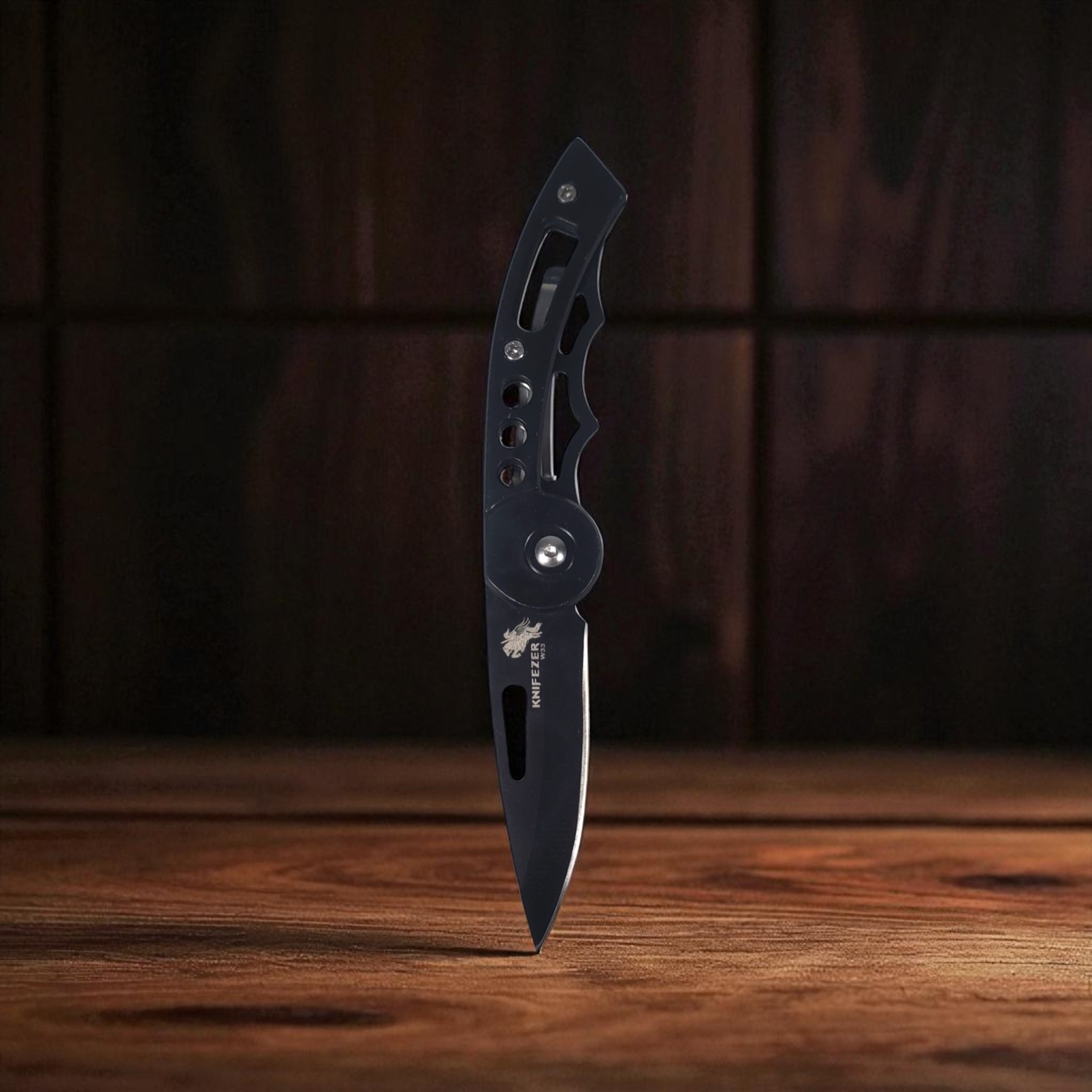 Gambar produk KNIFEZER Pisau Saku Lipat Mini Serbaguna Portable Knife Survival Tool - W33