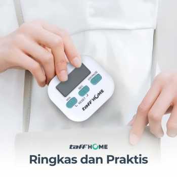 Gambar produk TaffHOME Timer Masak Dapur Magnetic Stopwatch Kitchen Countdown Clock - JS-113