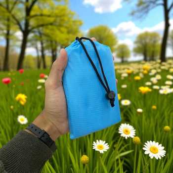 Gambar produk TaffSPORT Tikar Lipat Matras Camping Piknik Waterproof Mat 140x152cm - FS-007