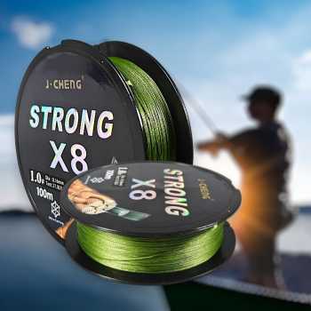 J-Cheng Senar Tali Pancing 8 Braided PE Fishing Line 100M - JC4188