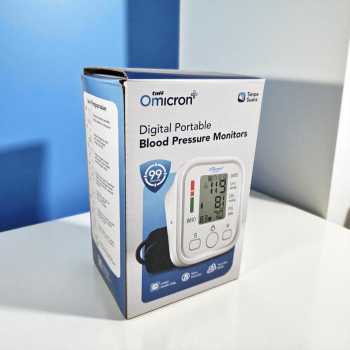 Gambar produk TaffOmicron Tensimeter Digital Pengukur Tekanan Darah Dual Power - BW-3205