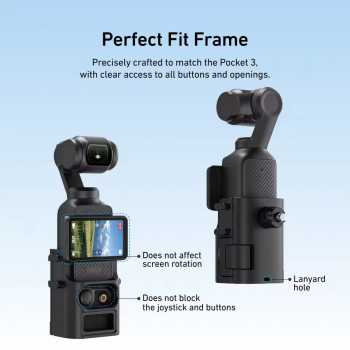 Gambar produk TELESIN Quick Release Backpack Mounting Bracket For DJI Pocket 3 - S3-JFM-02-TDJ