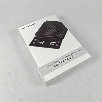 Gambar produk SCALI Timbangan Kopi Digital Timer Coffee Scale Rechargeable 3kg 0.1g - EK6002