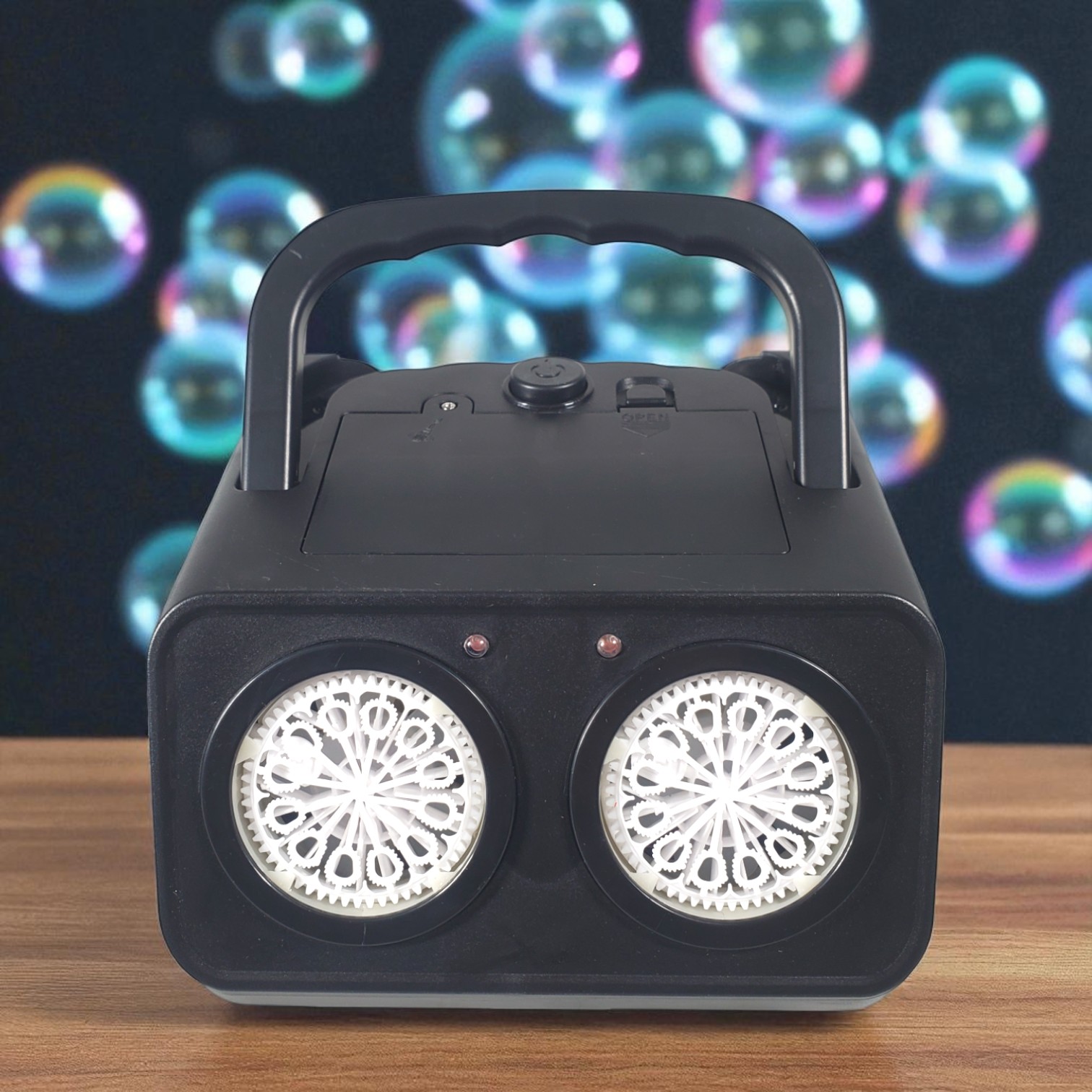 Gambar produk JH Mesin Pembuat Gelembung 2in1 Automatic Stage Bubble Machine 5V - RR160