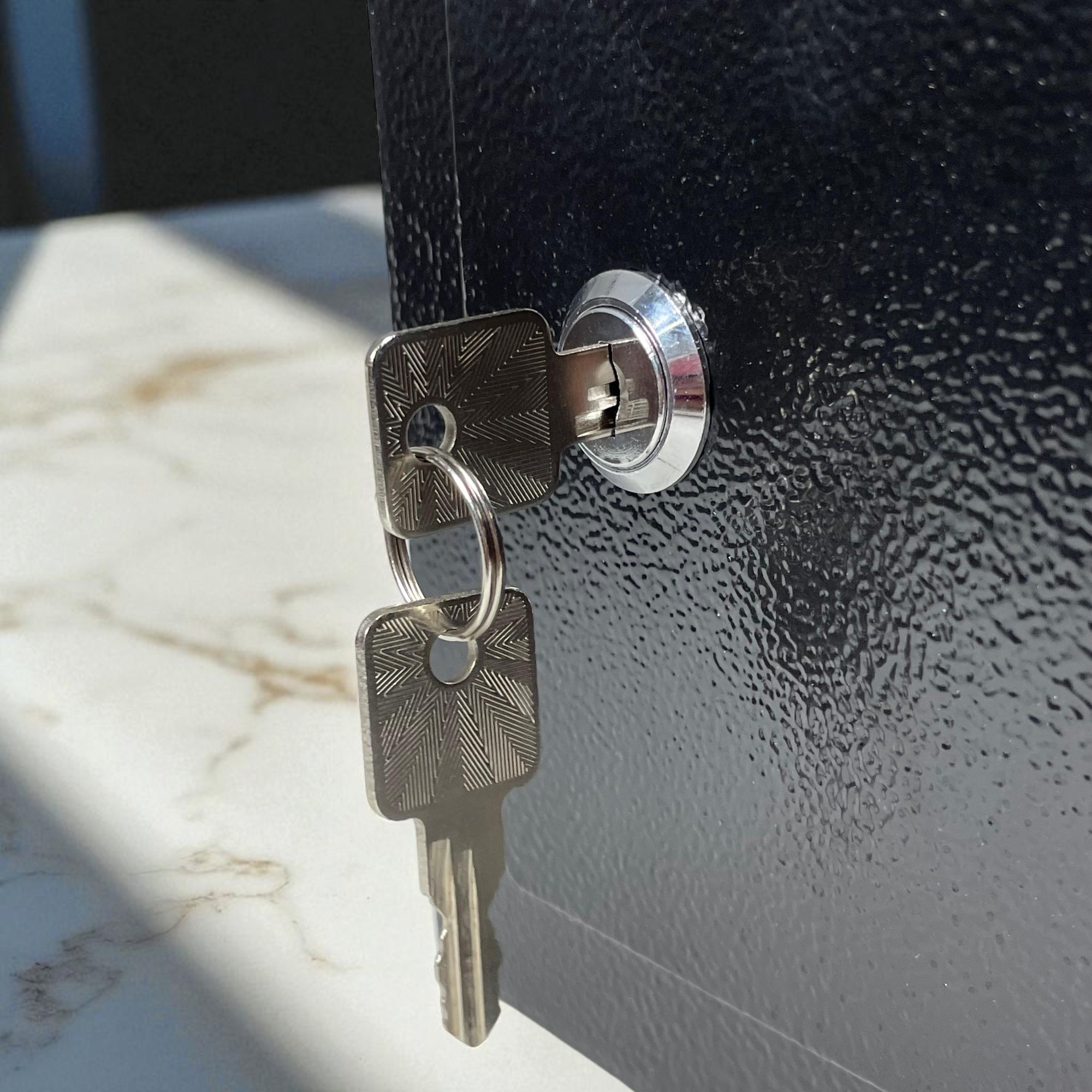 Gambar produk DEBOX Kotak Brankas Hotel Mini Home Safe Deposit Box Tanpa Lubang Koin - DE501