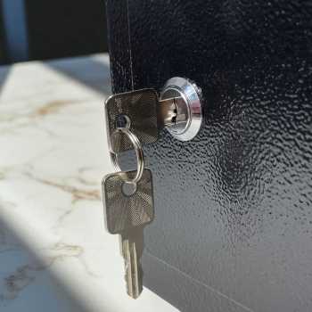 Gambar produk DEBOX Kotak Brankas Hotel Mini Home Safe Deposit Box Tanpa Lubang Koin - DE501