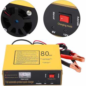 Gambar produk UrbanRoad Charger Aki Mobil Motor Intelligent Battery Charger 6V/12V - MF1