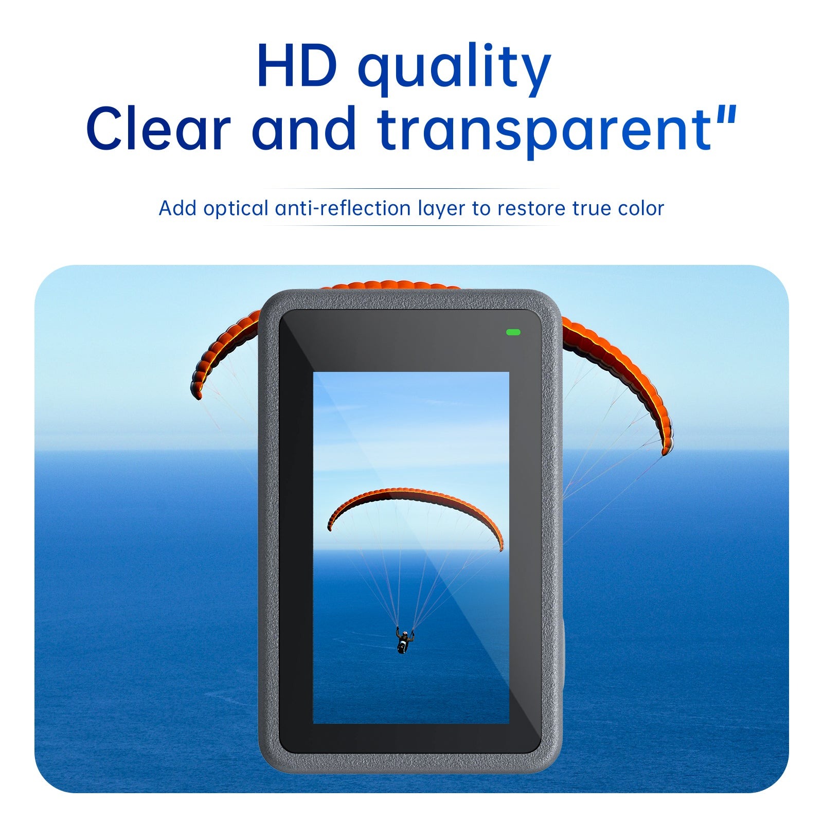 Gambar produk TELESIN Protective Film HD Pelindung Layar Lensa for DJI Action 5 Pro - S6-FLM-09-TDJ