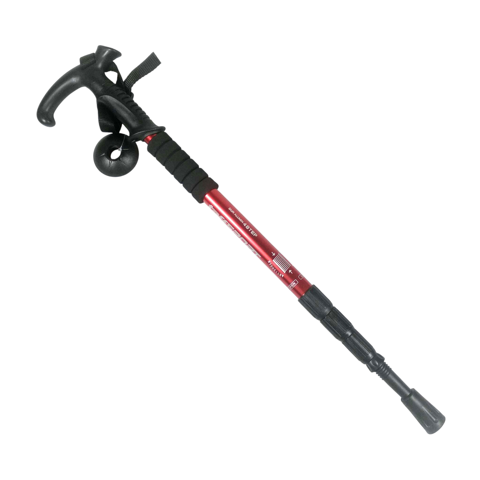 Gambar produk TaffSPORT Tongkat Hiking Telescopic Trekking Pole Aluminium 110cm - E4102