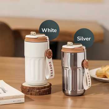 Gambar produk Muloo Botol Minum Tumbler Smart Display Stainless Steel 400ml - M45